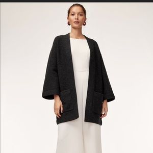 Aritzia brullon sweater. Open front with pockets.